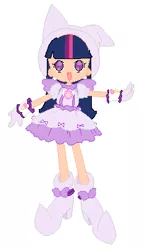 Size: 240x406 | Tagged: safe, artist:royaleanimequeen, derpibooru import, twilight sparkle, twilight sparkle (alicorn), alicorn, human, equestria girls, base used, boots, clothes, crossover, doremi, ear piercing, earring, gloves, hat, jewelry, magical doremi, ojamajo doremi, open mouth, piercing, shoes, witch, witch apprentice, witch costume, witch hat, witchling
