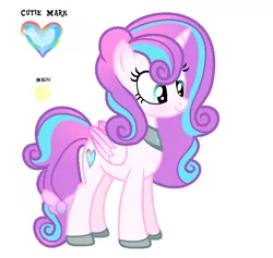 Size: 818x776 | Tagged: safe, artist:somecoconut, derpibooru import, princess flurry heart, alicorn, pony, base used, bow, clothes, cutie mark, female, jewelry, necklace, older, older flurry heart, shoes, simple background, solo, tail bow, white background