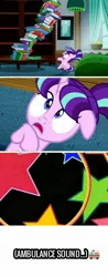 Size: 782x1996 | Tagged: safe, derpibooru import, edit, edited screencap, screencap, starlight glimmer, pony, the cutie re-mark, abuse, alternate timeline, bad end, book, comic, female, filly, filly starlight glimmer, glimmerbuse, ouch, screencap comic, this will end in pain, this will end in tears, younger
