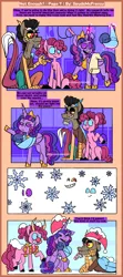 Size: 1990x4472 | Tagged: safe, artist:spudsmcfrenzy, derpibooru import, discord, pinkie pie, twilight sparkle, twilight sparkle (alicorn), alicorn, pony, baby, baby pony, candy, candy cane, comic, discopie, female, food, magic, male, shipping, straight