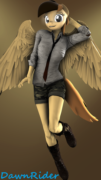 Size: 2160x3840 | Tagged: safe, artist:dawnyr, artist:dawnyrs, derpibooru import, oc, oc:coffe, unofficial characters only, anthro, pegasus, 3d, cute, female, solo, source filmmaker