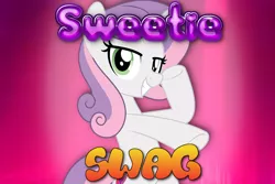 Size: 1920x1280 | Tagged: safe, artist:jhayarr23, derpibooru import, edit, vector edit, sweetie belle, pony, unicorn, growing up is hard to do, female, looking at you, mare, older, older sweetie belle, smiling, swag, vector