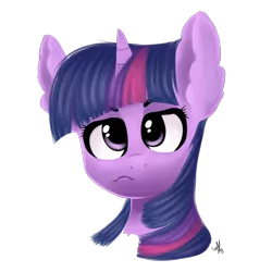 Size: 3000x3000 | Tagged: safe, artist:gumlball, derpibooru import, twilight sparkle, pony, bust, female, head only, high res, mare, portrait, simple background, solo, transparent background