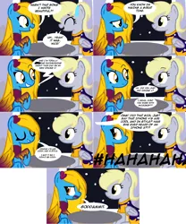 Size: 1282x1542 | Tagged: safe, artist:marytheechidna, derpibooru import, derpy hooves, oc, oc:internet explorer, pony, ask internet explorer, browser ponies, clothes, dress, gala dress, internet explorer