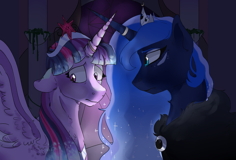 princess luna and twilight sparkle