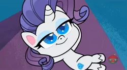 Size: 1669x931 | Tagged: safe, derpibooru import, screencap, rarity, unicorn, a camping we will go, my little pony: pony life, spoiler:pony life s01e11, spoiler:pony life s01e15, cute, female, raribetes, solo