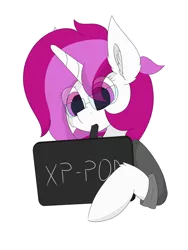 Size: 6000x8000 | Tagged: safe, artist:skylarpalette, derpibooru import, oc, oc:skylar palette, unofficial characters only, pony, unicorn, cheek fluff, clothes, drawing, drawing tablet, ear fluff, fluffy, glasses, hoodie, horn, looking down, pen, pink eyes, pink mane, simple background, simple shading, transparent background, unicorn oc, white fur