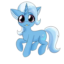 Size: 2362x2362 | Tagged: safe, artist:jubyskylines, derpibooru import, trixie, pony, unicorn, cheek fluff, chest fluff, cute, diatrixes, ear fluff, female, high res, leg fluff, mare, simple background, solo, tongue out, transparent background