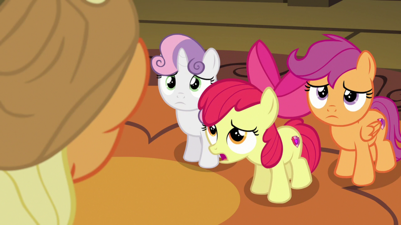 Safe Derpibooru Import Screencap Apple Bloom Applejack