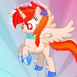 Size: 2048x2048 | Tagged: safe, artist:trickynicky, derpibooru import, oc, oc:solara, alicorn, cute, cutie mark, solo