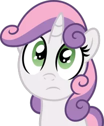 Size: 2985x3600 | Tagged: safe, artist:slb94, artist:whitediamonds, derpibooru import, sweetie belle, cute, diasweetes, female, looking at something, simple background, solo, transparent background, vector
