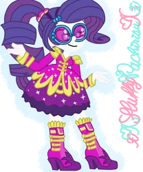Size: 1024x1229 | Tagged: safe, artist:xxfluffypachirisuxx, derpibooru import, rarity, equestria girls, friendship through the ages, female, image, outfit, plex, png, solo