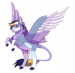 Size: 2100x2050 | Tagged: safe, artist:uunicornicc, derpibooru import, oc, pegasus, pony, male, rearing, simple background, solo, stallion, two toned wings, white background, wings