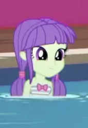 Size: 828x1209 | Tagged: safe, derpibooru import, screencap, starlight, equestria girls, equestria girls series, spring breakdown, clothes, low quality, swimming pool, swimsuit, upscaled, water