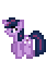 Size: 42x56 | Tagged: safe, artist:zeka10000, derpibooru import, twilight sparkle, pony, unicorn, animated, female, gif, gif for breezies, picture for breezies, pixel art, simple background, solo, terraria, transparent background, walking