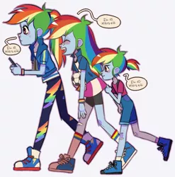 Size: 1075x1086 | Tagged: safe, artist:consequencesdo1, derpibooru import, rainbow dash, equestria girls, equestria girls (movie), equestria girls series, run to break free, spoiler:eqg series (season 2), football, growing up, smiling, sports