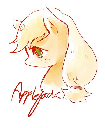 Size: 406x492 | Tagged: safe, artist:rangwadis_949, derpibooru import, applejack, earth pony, 2010s, 2017, cute, female, freckles, simple background, solo, white background