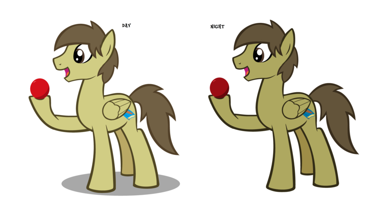 Size: 7496x4240 | Tagged: ball, day and night, derpibooru import, legitimately amazing mspaint, ms paint, oc, oc:matthew, pegasus, safe, simple background, test, white background