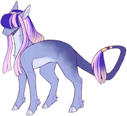 Size: 2445x2231 | Tagged: safe, artist:sleepy-nova, derpibooru import, oc, oc:astral projection, earth pony, pony, cloven hooves, female, hair over eyes, leonine tail, magical lesbian spawn, mare, offspring, pale belly, parent:fluttershy, parent:twilight sparkle, parents:twishy, simple background, solo, transparent background