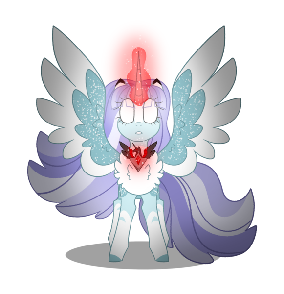 Size: 3368x3476 | Tagged: safe, derpibooru import, oc, oc:stellar spark, alicorn, pony, alicorn amulet