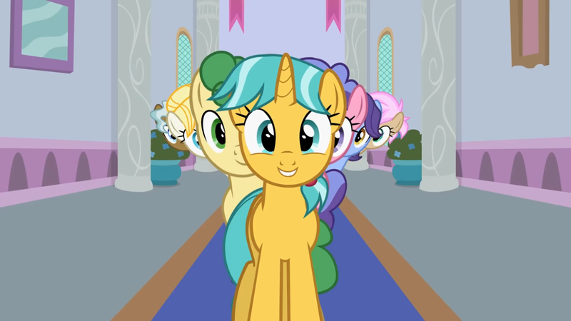 Size: 1246x701 | Tagged: artist:agrol, berry blend, berry bliss, citrine spark, clever musings, cute, derpibooru import, fire quacker, friendship student, headmare of the school, huckleberry, hucklebetes, november rain, quackerdorable, safe, school of friendship, strawberry scoop, summer breeze, youtube source
