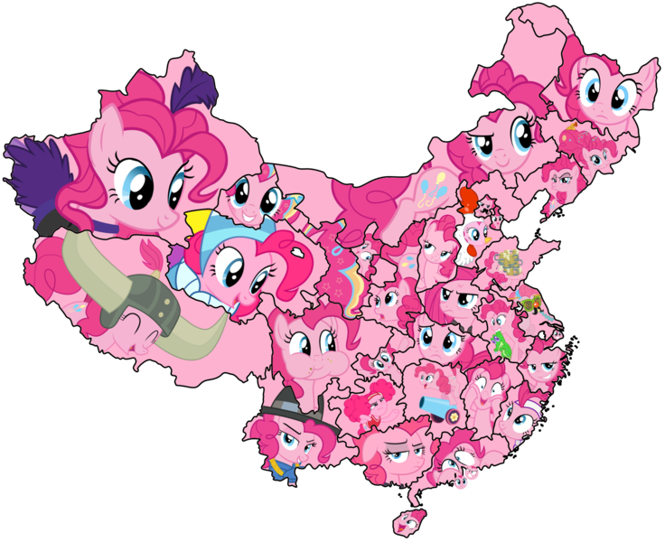 Size: 2000x1631 | Tagged: safe, artist:otaku-kun9, derpibooru import, edit, edited screencap, screencap, pinkie pie, anhui, beijing, china, chongqing, fujian, gansu, guangdong, guangxi, guizhou, hainan, hebei, heilongjiang, henan, hong kong, hubei, hunan, inner mongolia, jiangsu, jiangxi, jilin, liaoning, macau, map, ningxia, ponies as regions, qinghai, shaanxi, shandong, shanghai, shanxi, sichuan, simple background, tianjin, tibet, transparent background, xinjiang, yunnan, zhejiang