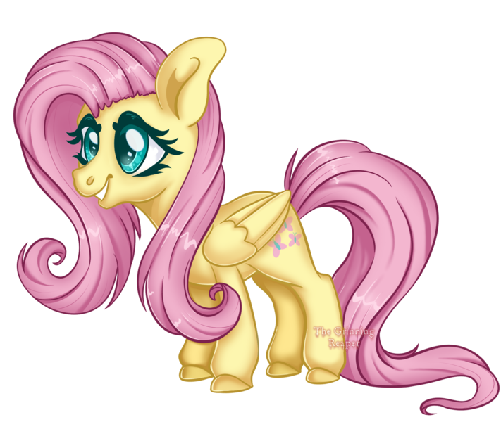 Size: 2123x1791 | Tagged: safe, artist:thegrinningreaper09, derpibooru import, fluttershy, pegasus, pony, female, simple background, solo, transparent background