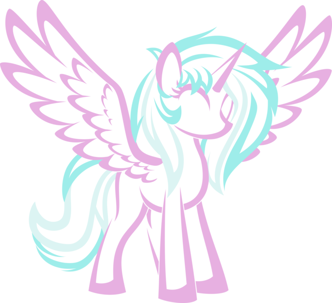 Size: 3350x3050 | Tagged: safe, artist:up1ter, derpibooru import, oc, oc:sapphire night, unofficial characters only, alicorn, pony, alicorn oc, commission, female, horn, lineart, mare, simple background, solo, transparent background, wings