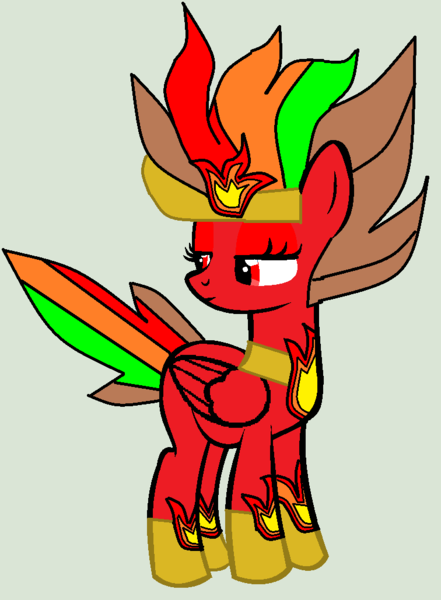 Size: 756x1028 | Tagged: safe, artist:twidashfan1234, derpibooru import, oc, oc:firefly solstice, unofficial characters only, pegasus, pony, base used, solo, super, super form