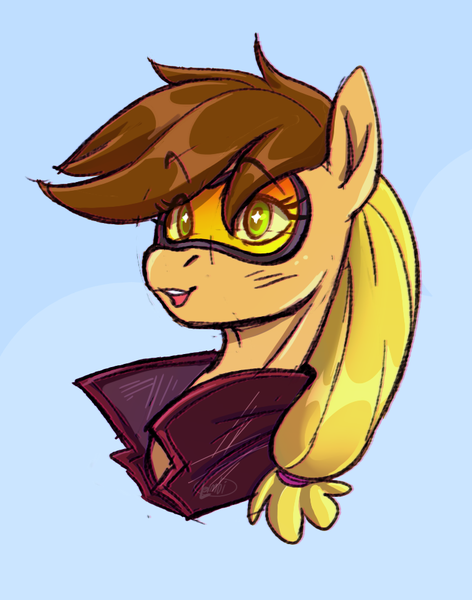 Size: 760x966 | Tagged: safe, artist:1an1, derpibooru import, ponified, pony, bust, overwatch, solo, tracer