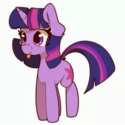 Size: 4096x4096 | Tagged: safe, artist:bloodatius, derpibooru import, twilight sparkle, pony, unicorn, :p, absurd resolution, cute, emala jiss challenge, female, mare, mlem, silly, simple background, solo, tongue out, twiabetes, unicorn twilight, white background