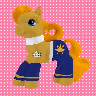 Size: 400x400 | Tagged: safe, artist:lavenderranger, derpibooru import, edit, earth pony, pony, female, g1, gold ranger, power rangers, power rangers samurai, samurai sentai shinkenger, solo, super sentai