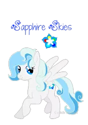 Size: 551x782 | Tagged: safe, artist:kiwi-berry-bliss, derpibooru import, oc, oc:sapphire skies, unofficial characters only, pegasus, pegasus oc, simple background, solo, transparent background, wings