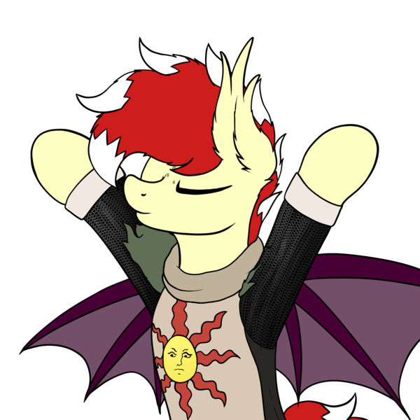 Size: 3000x3000 | Tagged: safe, artist:aaathebap, derpibooru import, princess celestia, oc, oc:aaaaaaaaaaa, bat pony, bat pony oc, bat wings, dark souls, dark souls 3, emoji, male, praise the sun, simple background, transparent background, wings