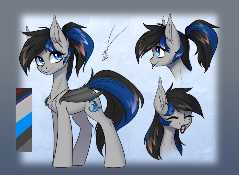 Size: 3000x2204 | Tagged: safe, artist:vincher, derpibooru import, oc, unofficial characters only, bat pony, pony, reference sheet, solo