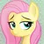 Size: 2048x2048 | Tagged: safe, artist:catachromatic, artist:thisponydoesnotexist, derpibooru import, machine learning assisted, fluttershy, pony, bedroom eyes, female, image, neural network, png, redraw, solo