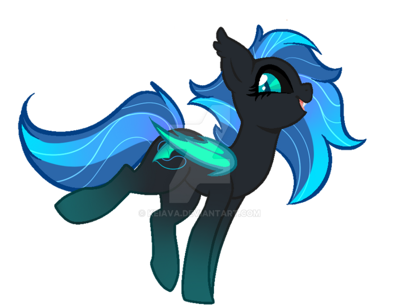 Size: 800x617 | Tagged: safe, artist:keiava, derpibooru import, oc, bat pony, pony, black sclera, deviantart watermark, female, mare, obtrusive watermark, simple background, transparent background, watermark