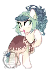 Size: 714x966 | Tagged: safe, artist:elementbases, artist:manella-art, derpibooru import, oc, oc:green cupcakes, unofficial characters only, earth pony, pony, base used, colored pupils, female, mare, offspring, parent:cheese sandwich, parent:pinkie pie, parents:cheesepie, raised hoof, simple background, solo, transparent background