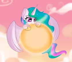 Size: 5346x4632 | Tagged: safe, artist:janelearts, derpibooru import, princess celestia, alicorn, pony, cute, cutelestia, eating, ethereal mane, female, giant alicorn, giant pony, giantlestia, giga giant, macro, mare, mega celestia, nom, pony bigger than a planet, starry mane, starry tail, sun, tangible heavenly object, weapons-grade cute