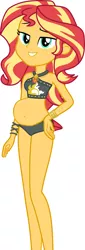 Size: 1280x3747 | Tagged: safe, derpibooru import, edit, sunset shimmer, human, equestria girls, equestria girls series, belly, belly button, belly edit, big belly, bikini, clothes, looking at you, preggo shimmer, pregnant, pregnant edit, pregnant equestria girls, sunset preggers, swimsuit