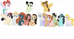 Size: 1280x681 | Tagged: safe, artist:potterheadzz, derpibooru import, ponified, earth pony, pegasus, pony, sea pony, seapony (g4), unicorn, aladdin, alicorns, anna, ariel, aurora, beauty and the beast, belle, brave (movie), cinderella, disney, disney princess, disney princesses, elsa, fa mulan, fin wings, frozen (movie), jasmine, merida, moana, moana waialiki, mulan, plushie, pocahontas, princess jasmine, rapunzel, seaponified, sleeping beauty, snow white, species swap, the little mermaid, the princess and the frog, tiana, wings