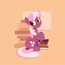 Size: 2048x2048 | Tagged: safe, artist:drtuo4, derpibooru import, cheerilee, earth pony, pony, book, cheeribetes, cute, female, happy, high res, mare, solo