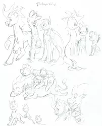 Size: 1586x1966 | Tagged: safe, artist:sonicsketcher64, derpibooru import, rarity, spike, oc, oc:diamond dazzle, oc:sapphire sparkle, oc:thorn tanzanite, dracony, hybrid, pony, unicorn, adult, adult spike, family, father and child, father and daughter, father and son, female, interspecies offspring, male, mare, monochrome, mother and child, mother and daughter, mother and son, offspring, older, older spike, parent:rarity, parent:spike, parents:sparity, pencil drawing, pony pile, rarity is not amused, shipping, simple background, sketch, sleeping, sparity, straight, traditional art, unamused, white background