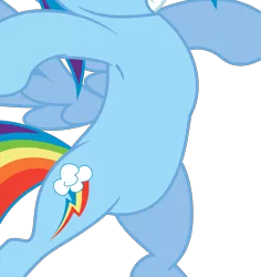 Size: 3561x3777 | Tagged: safe, artist:emberfiremane, derpibooru import, edit, vector edit, rainbow dash, pegasus, pony, may the best pet win, belly, bipedal, cropped, featureless crotch, female, high res, pictures of bellies, pose, puffed chest, simple background, solo, transparent background, vector, wings