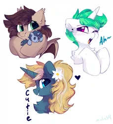 Size: 2200x2400 | Tagged: safe, artist:mirtash, derpibooru import, oc, oc:maple parapet, unnamed oc, unofficial characters only, bat pony, pony, unicorn, bust, plushie, yawn