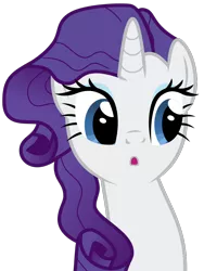 Size: 783x1042 | Tagged: safe, artist:sollace, derpibooru import, rarity, pony, unicorn, suited for success, .svg available, :o, cute, female, messy mane, open mouth, raribetes, simple background, solo, svg, transparent background, vector