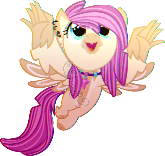 Size: 1086x1026 | Tagged: safe, artist:star-gaze-pony, derpibooru import, oc, oc:river flow, classical hippogriff, hippogriff, hybrid, chromatic aberration, female, interspecies offspring, offspring, parent:scootaloo, parents:terraloo, parent:terramar, simple background, solo, transparent background