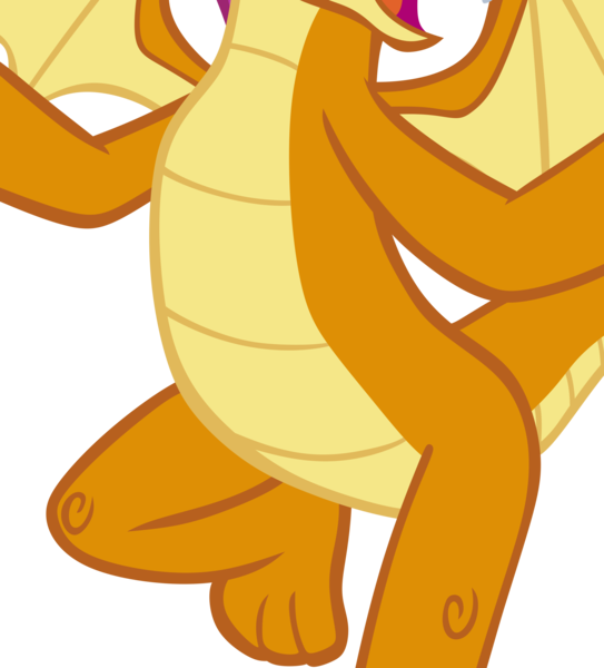 Size: 2518x2782 | Tagged: safe, artist:memnoch, derpibooru import, edit, vector edit, smolder, dragon, molt down, belly, cropped, dragoness, female, pictures of bellies, simple background, solo, transparent background, vector