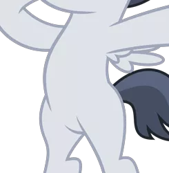 Size: 4064x4151 | Tagged: artist:sinkbon, belly, bipedal, derpibooru import, edit, featureless crotch, high res, male, pegasus, pictures of bellies, rumble, safe, simple background, solo, transparent background, vector, vector edit