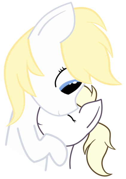 Size: 996x1415 | Tagged: safe, anonymous artist, derpibooru import, oc, oc:aryanne, oc:luftkrieg, earth pony, pony, art pack:marenheit 451, /mlp/, female, hug, mare, smiling, transparent